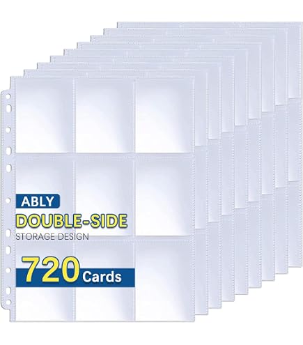 collector card sleeves walmart Amazon.com : 36 Pack 9 Pocket Binder Sheets, Card Sleeves for 3 Ring Binder Counts/Finish/Border:80/Bright/White Grey and various collectibles Chesnaught EX P [XY-P