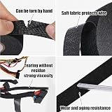Disnace Flame Retardant Car Wiring Harness Fabric Tape 4 Rolls 19mm x 15m Black view 3
