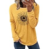 onlypuff Long Sleeve Shirts for Women Fall Fashion Tops Clothing