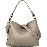 YALUXE Genuine Leather Shoulder Bags Stylish Hobo Handbags Purses Crossbody Bags for Women | Genuine Leather, Stylish