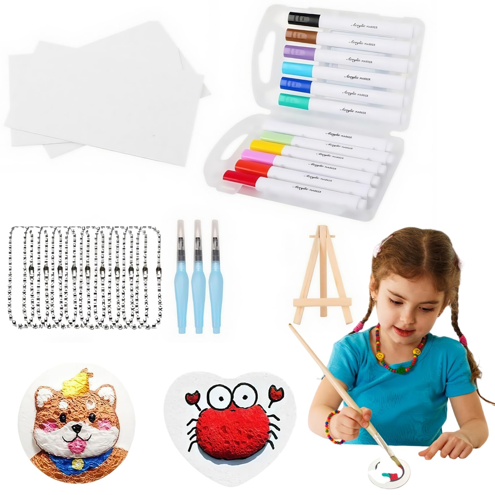 Magic Puffy Paint Kit,Magic Foam Texture Painting Kit,Diy Bubble Drawing Pens Art Supplies,Magic Puffy Paint,Painting Kit,Foam Texture Painting Paper,Textured Paper,Full of Fun and Creativity