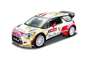 Bburago Die-Cast 1/32 Scale Rally Car - 2013 Citroen WRT #1 (Sebastien Loeb)