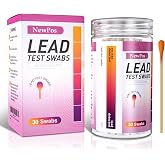 NewPos Lead Test Kit: 30 Swabs Upgraded Formulated Lead Paint Test Kit | Accurately Detector Testing for Dishes Paint Cups Ceramics &amp; All Surfaces Results in 30 Seconds