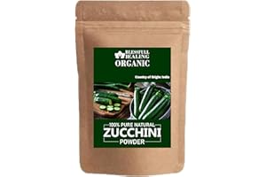Blessfull Healing Organic Zucchini Powder 100% Pure Natural 100 Gram / 3.52 oz