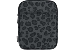 Dadanism 6-7 Inch Universal Padded Sleeve for 7" Colorsoft Signature Edition eReader 2024 and 6" eReader Book, Protective Sleeve Pouch Bag Carrying Case for Kobo E-Reader, Leopard