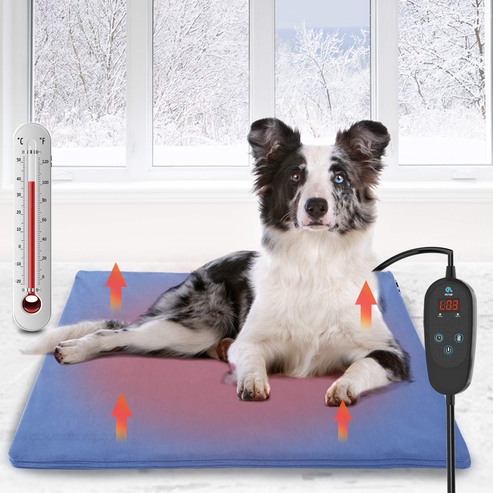 puppy heating pad temperature