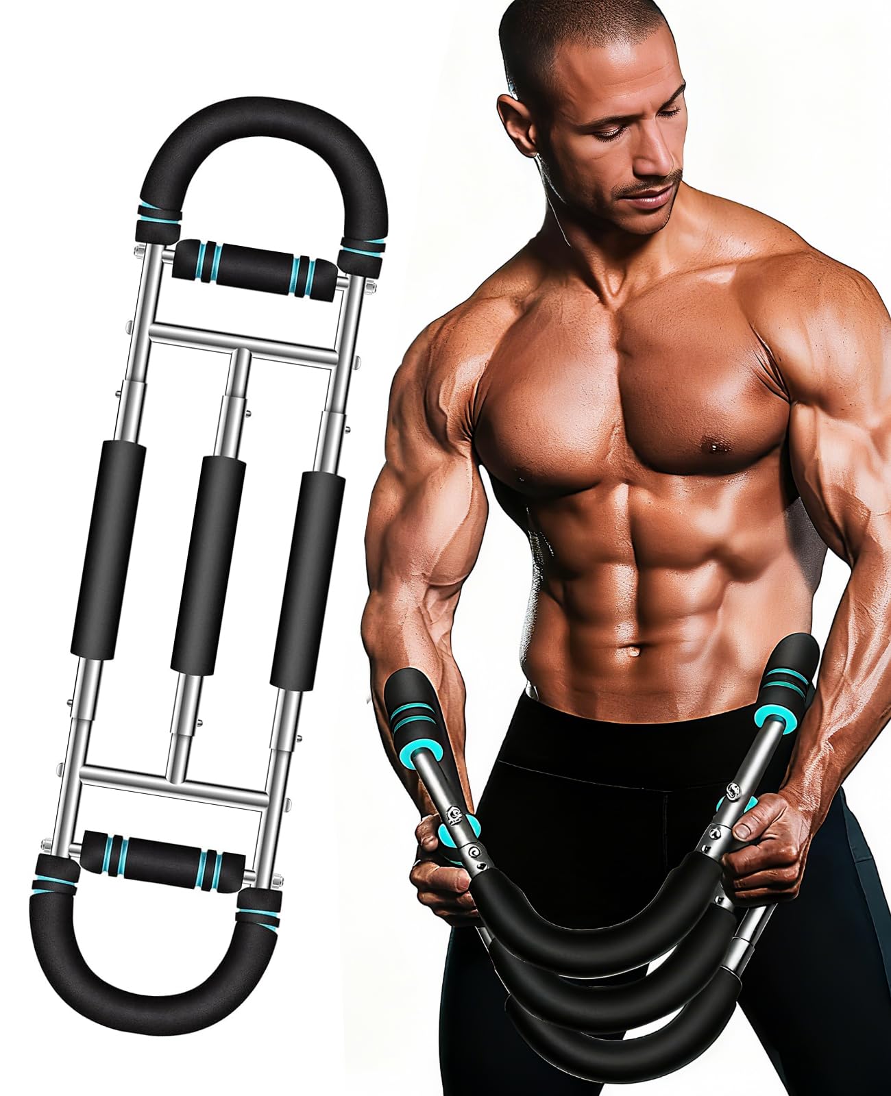 Photo 1 of Twister Arm Trainer for Men & Women -?4.0 Upgrade? 9-Level 30-270lbs Adjustable Chest Workout Equipment?Portable Home Gym Strength Training for Arms, Build Biceps & Upper Body Muscle Building?