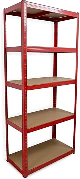 DIVCHI 5 Tier Heavy Duty Storage Rack Aluminium Garage Shelving 875 kg Load view 8