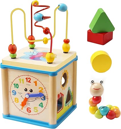 cubos didacticos de madera para niños