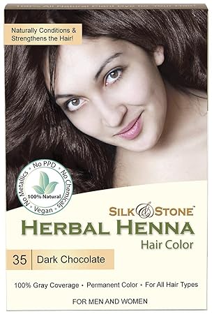Amazon Com Herbal Henna Hair Color 35 Dark Chocolate Dark