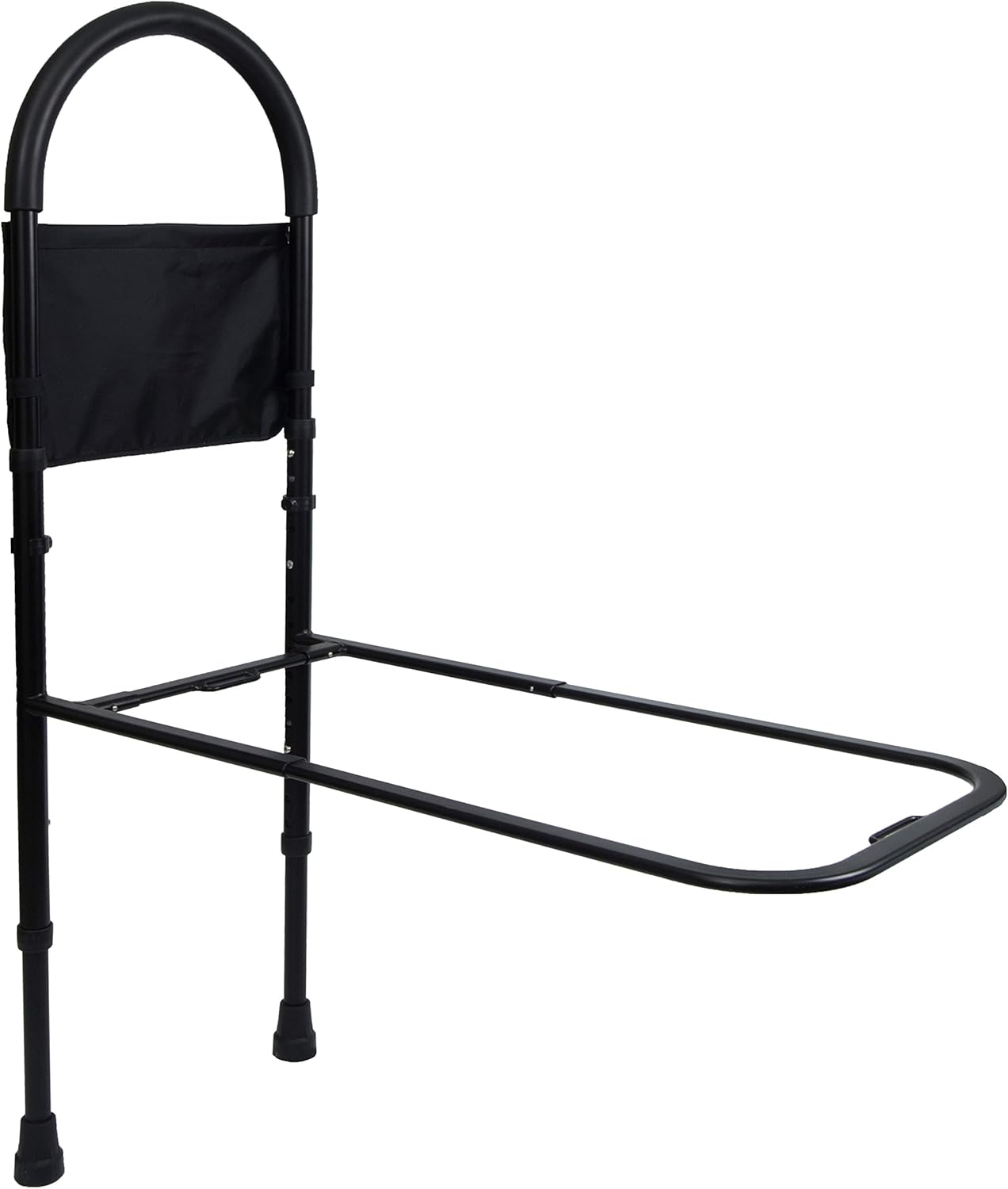 Vaunn Medical Bed Rail Assist & Height Adjustable Grab bar Handle for Adults & Seniors, Charcoal Black: Health & Personal Care