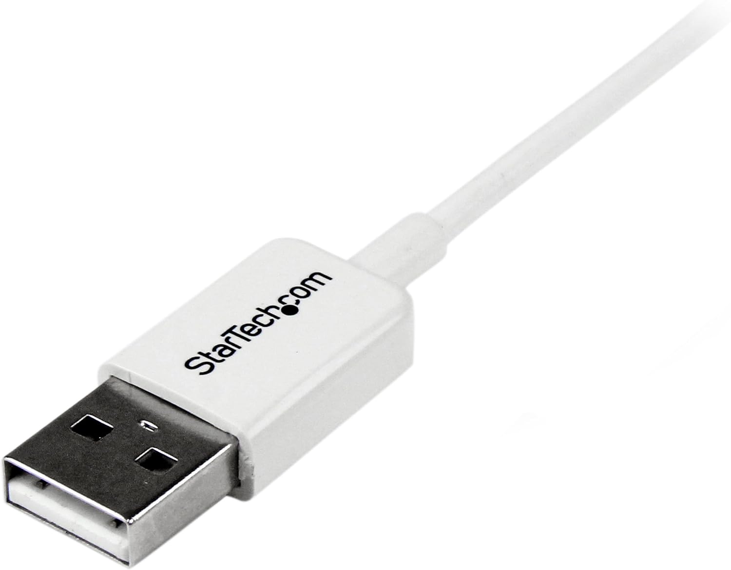StarTech.com USBPAUB1MW 3.3 ft (1 m) USB to Micro USB Cable, USB 2.0 A to Micro B, White, Micro USB Cable - Image 3