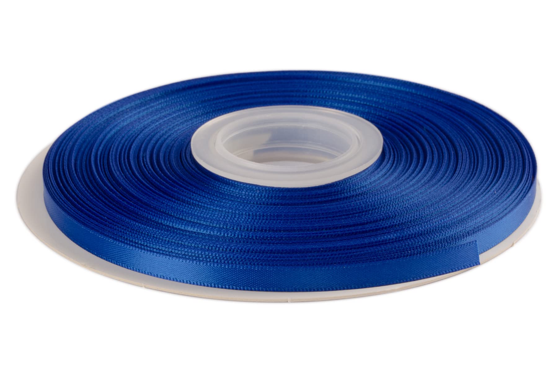 AVANAVA 6mm Wide Double Face Satin Ribbon - 45 Meters (352-Classic Blue)