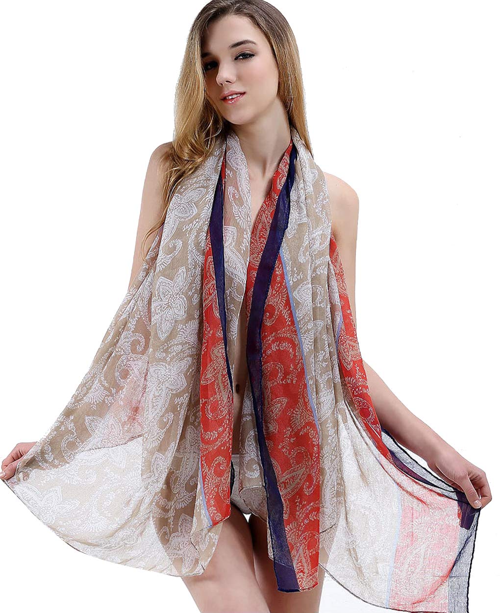 GERINLY Fashion Paisley Scarves Womens Evening Shawl Party Wrap Buy