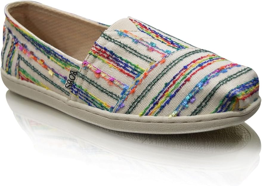 skechers bobs canvas slip on espadrilles