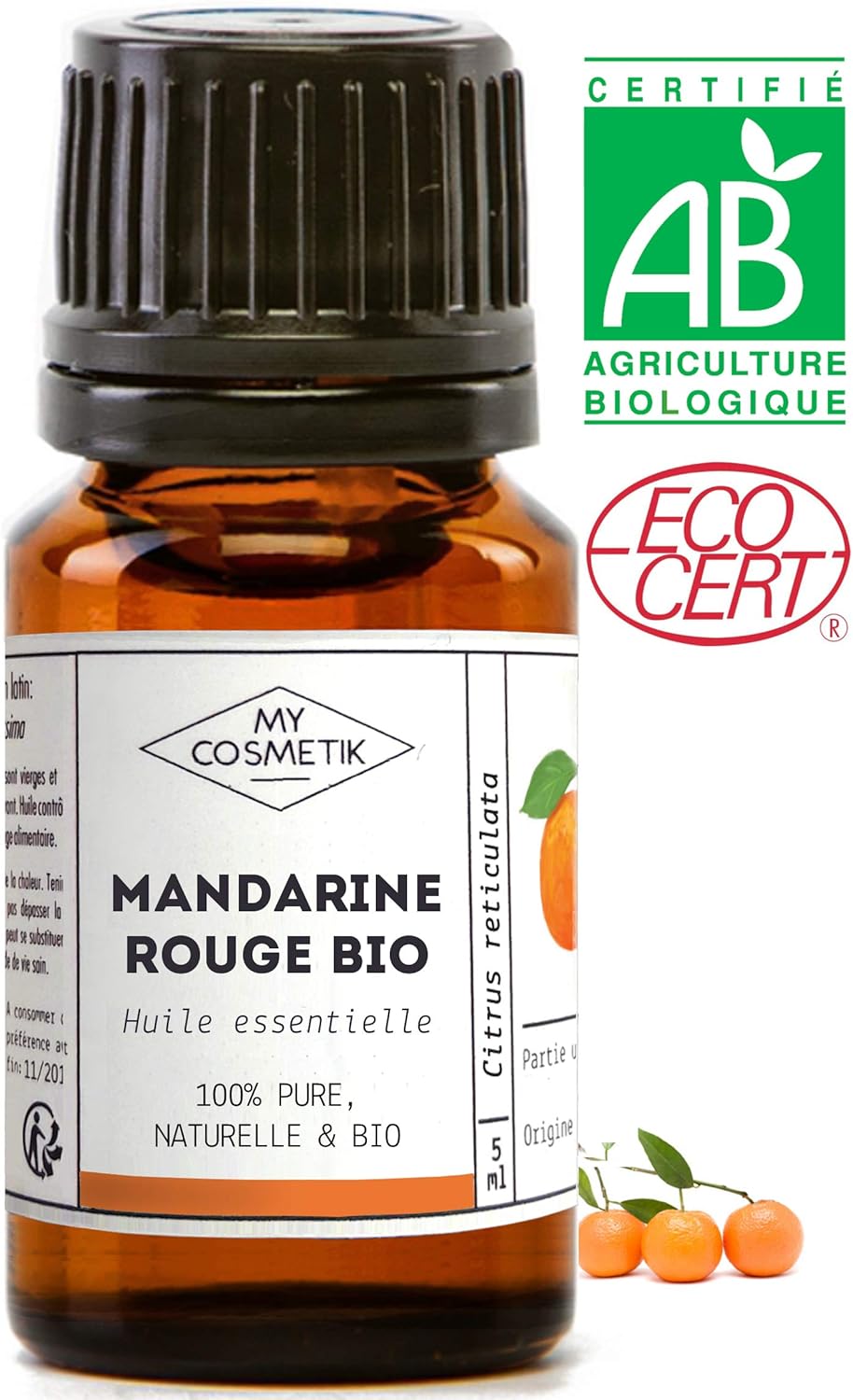 Huile Essentielle De Mandarine Rouge Pour Maigrir Huile essentielle de Mandarine Rouge BIO - MyCosmetik - 10 ml: Amazon