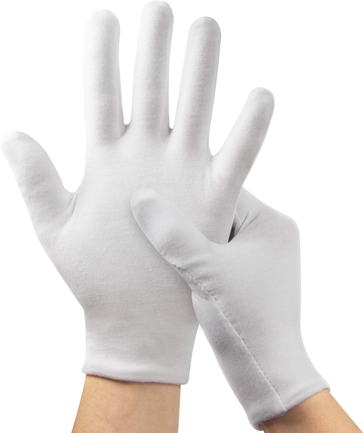 5Pairs(10Pcs) Moisturizing Gloves Overnight, Cotton Gloves for Dry