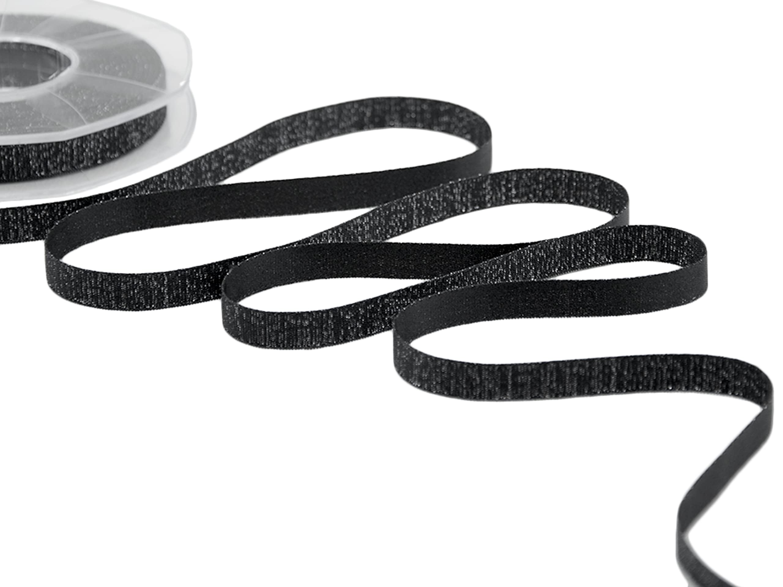 Furlanis Ribbon, Satin, Black, 10 mm x 20 m