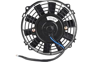 Radiator Cooling Fans,Universal Electric Fan 8in with 10 Thickened Blades for Radiator Cooling 2250 RPM 12V 80W