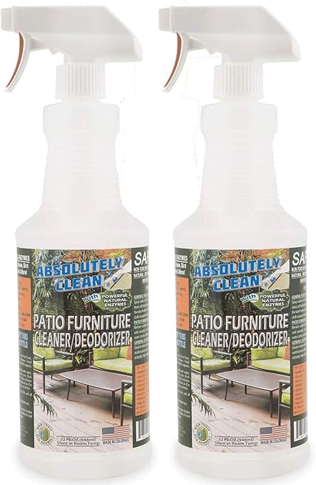 Amazon Com Amazing Patio Furniture Cleaner Natural Enzymes Easily Remove Dirt Bird Droppings Food And Mildew Stains And More From Your Outdoor And Patio Furniture Usa Made Health Personal Care