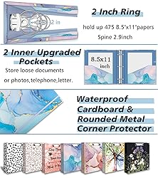2 Inch 3 Ring Binder Organizer with