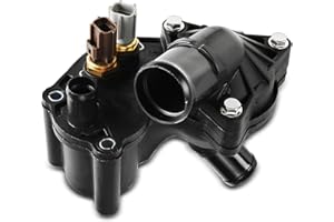 A-Premium Engine Coolant Thermostat Housing Assembly Compatible with Ford Explorer Ranger Explorer Sport Trac Mazda B4000 Mou