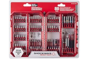 INFERN 48-32-4094 for Milwaukee Shockwave Impact Duty Driver Bit Set - 80 PC X3