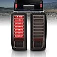 AmeriLite Smoke Replacement LED Tail Lights For Hummer H2 - Passenger and Driver Side