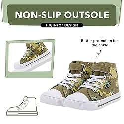 FUNCOO PLUS Kids Toddler Sneakers Boys High Top