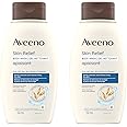 Aveeno Body Wash, Unscented Skin Relief Body Wash for Dry and Sensitive Skin, white, Pack of 2 (1064 ml Total)