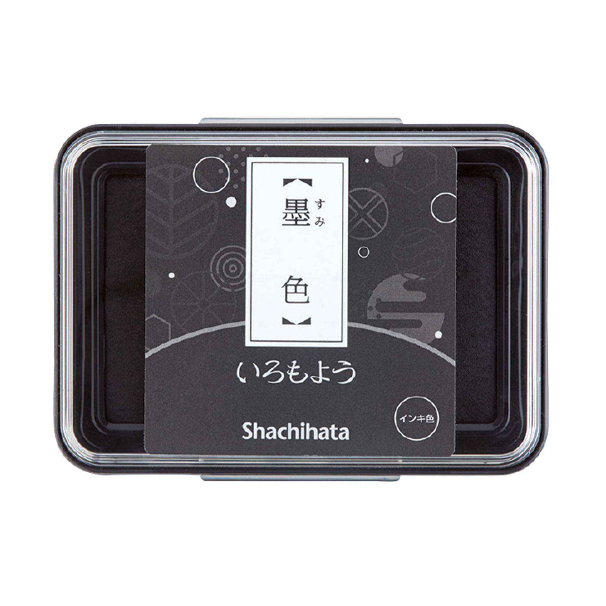 Iromoyo Stamp Pad | for Journaling and Scrapbooking | Traditional Japanese Ink Colour| Oil-Based Ink pad | Speedy Drying Time | Black