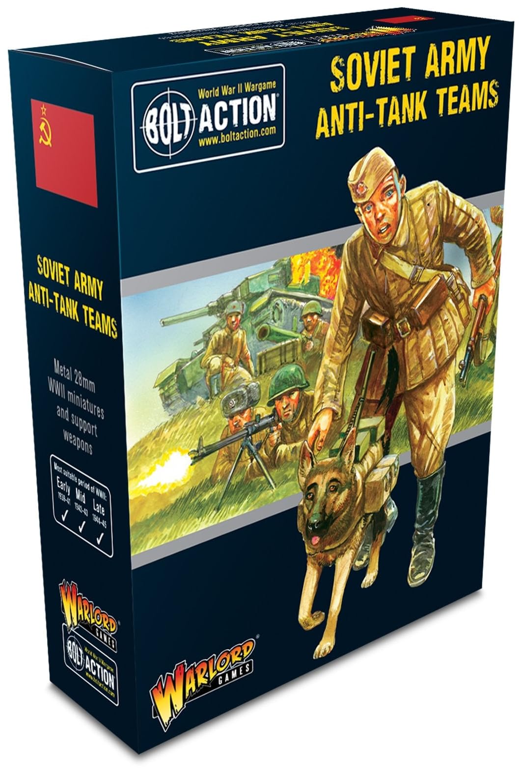 Warlord Games Soviet Anti-Tank Teams - 28mm Scale Metal Miniatures for Bolt Action Highly Detailed World War 2 Miniatures for Table-top Wargaming