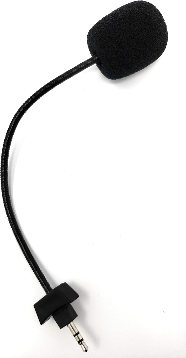 TNE Replacement 2.5mm Microphone Boom Game Mic for PDP Afterglow AG9 Legendary Collection Sound of Justice AG 9+ Armored Wireless Xbox One PS4 Playstation 4 Nintendo Switch Gaming Headphones