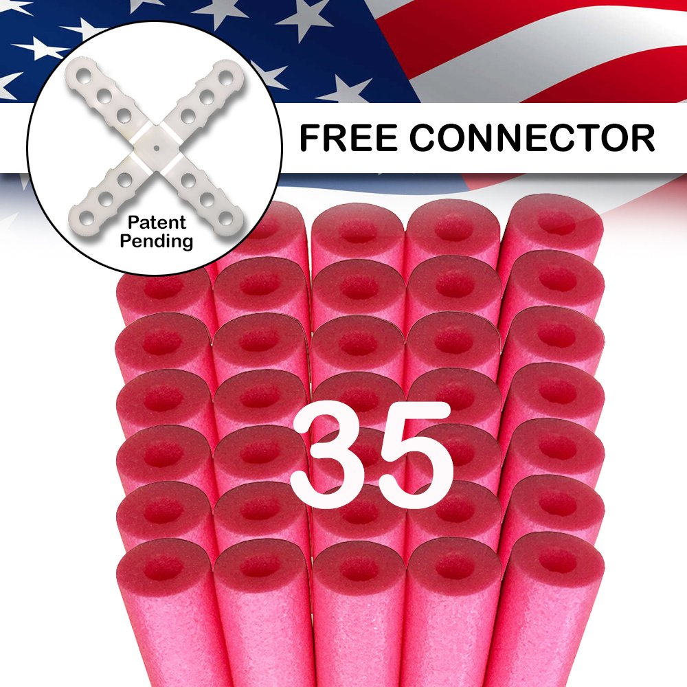 red pool noodles bulk