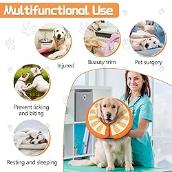 MIDOG Inflatable Dog Cone Collar Alternative After
