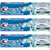 Crest Premium Plus Anti-Bacterial Toothpaste, Smooth Peppermint Flavor 7.0 oz (Pack of 3)