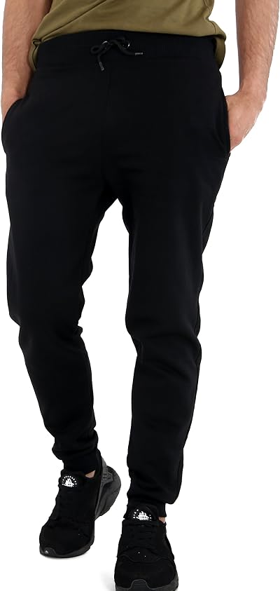 GW CLASSY OUTFIT Kids Fleece Joggers Black 3-14 Years (13-14 Years)