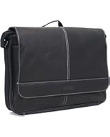 Kenneth Cole Reaction "Risky Business" Colombian Leather Flapover Cross Body Messenger Bag