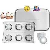 Doll Buddies Kids’ Oven Pan Set for Easy Bake Ultimate Oven | Includes Cupcake, Rectangular Bake Pans & 75 Liners (15 MORE THAN OTHERS) | Accessories for Cooking Easy Bake Oven Mixes