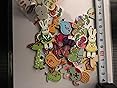 50pcs Animali Assortiti Modellano I Tasti Di Legno Per Il Cucito