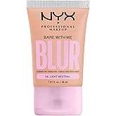 NYX PROFESSIONAL MAKEUP, Bare With Me, Tint Foundation, Medium buildable coverage, 12h hydration, Lightweight matte finish -