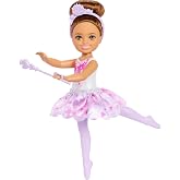 Barbie in the Nutcracker Blonde Hair Chelsea Ballerina Doll | Wearing a Tutu, Molded Bodice Top, and Molded Snowflake Headband​​