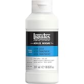 Liquitex Professional Gesso Surface Prep Medium, 237ml (8.0 oz), Clear | Primes Surfaces, Adds Tooth for Color Adhesion, Stiffens Canvases, Archival Quality, Optimum Absorbency for Paint