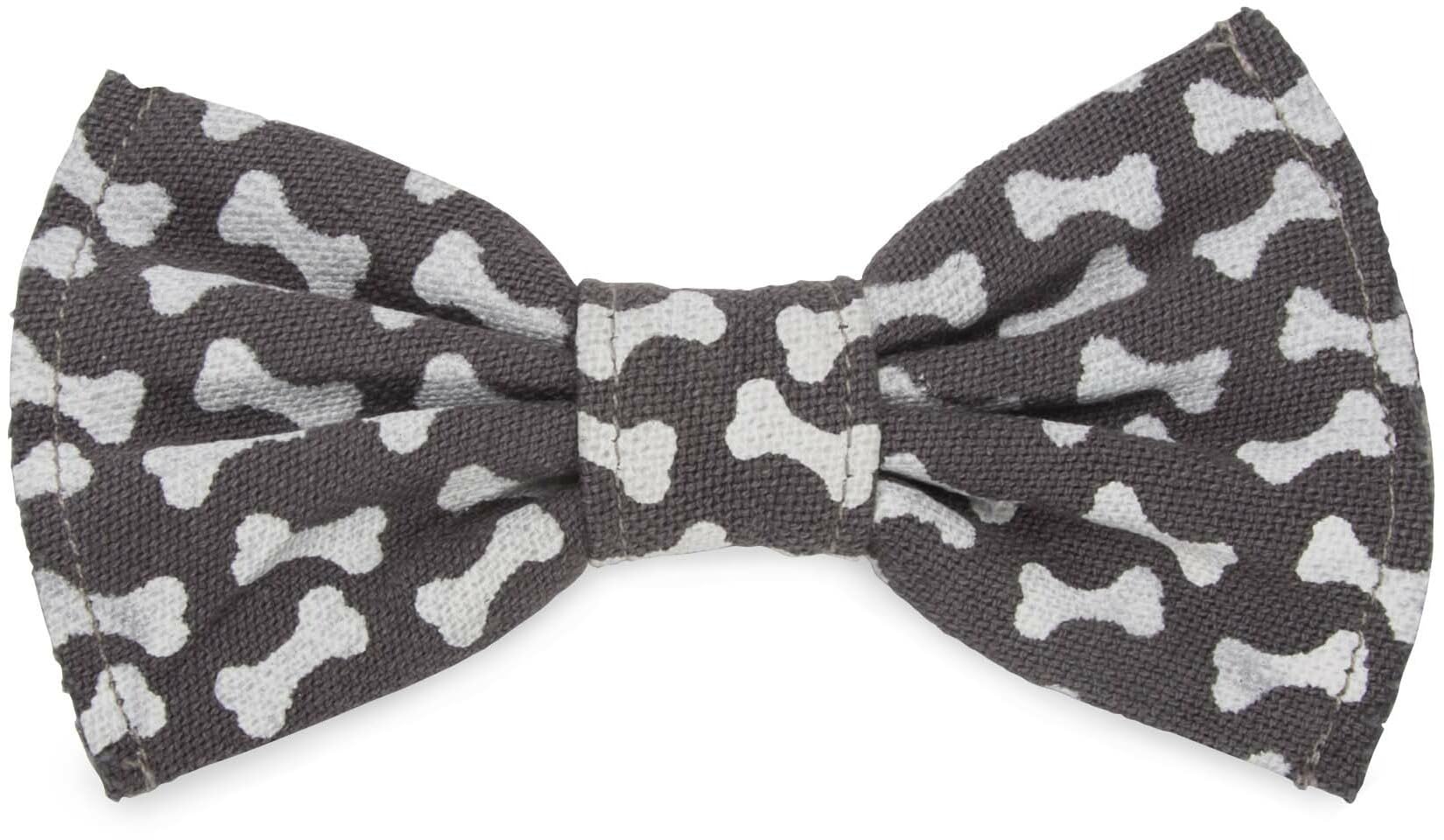 Pavilion Gift Company Large Gray Dog Bone Slip On Bow Tie