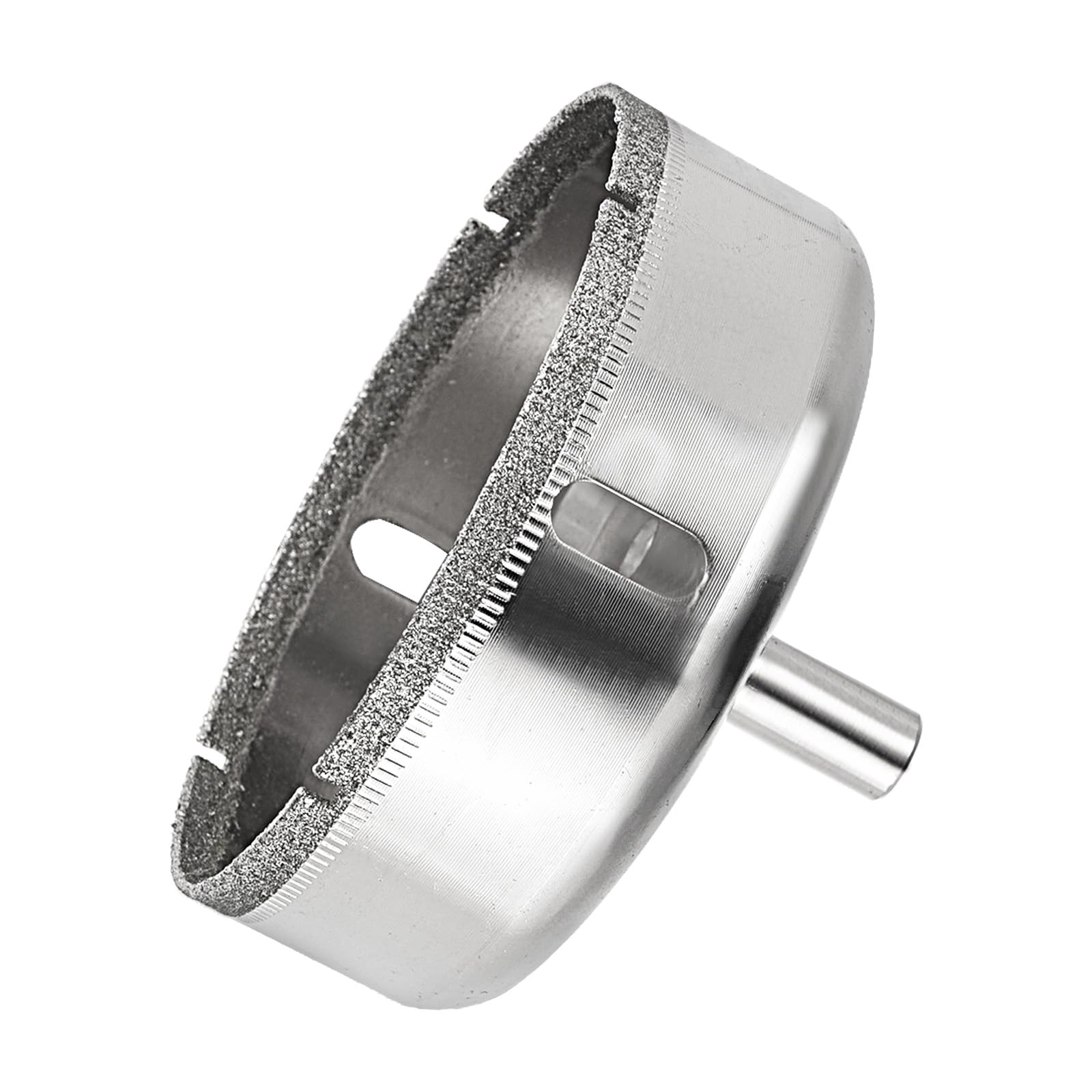 CoCud Diamond Hole Saws Drill Bits, 85mm / 3-11/32" Drilling Diameter, Nickel Plated Carbon Steel Drill Bit - (Applications: for Glass Ceramic Tiles Marble Stone)