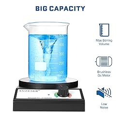 ANZESER Magnetic Stirrer with 4PCS Stir Bars Set