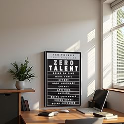 10 Things That Require Zero Talent Motivational