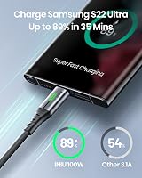 INIU USB C to USB C Charger Cable 0.3m 100W PD3.0 Fast Charge Type C Cable view 8
