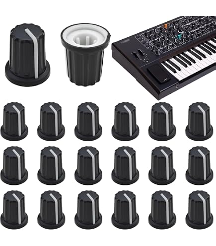 Amazon.com: 3DEXL Keyboard Rotary Knob 5-Pack for Yamaha MM6, MM8