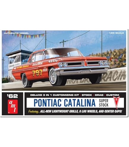 Amazon.com: Moebius Models 2851 1961 Pontiac Ventura SD